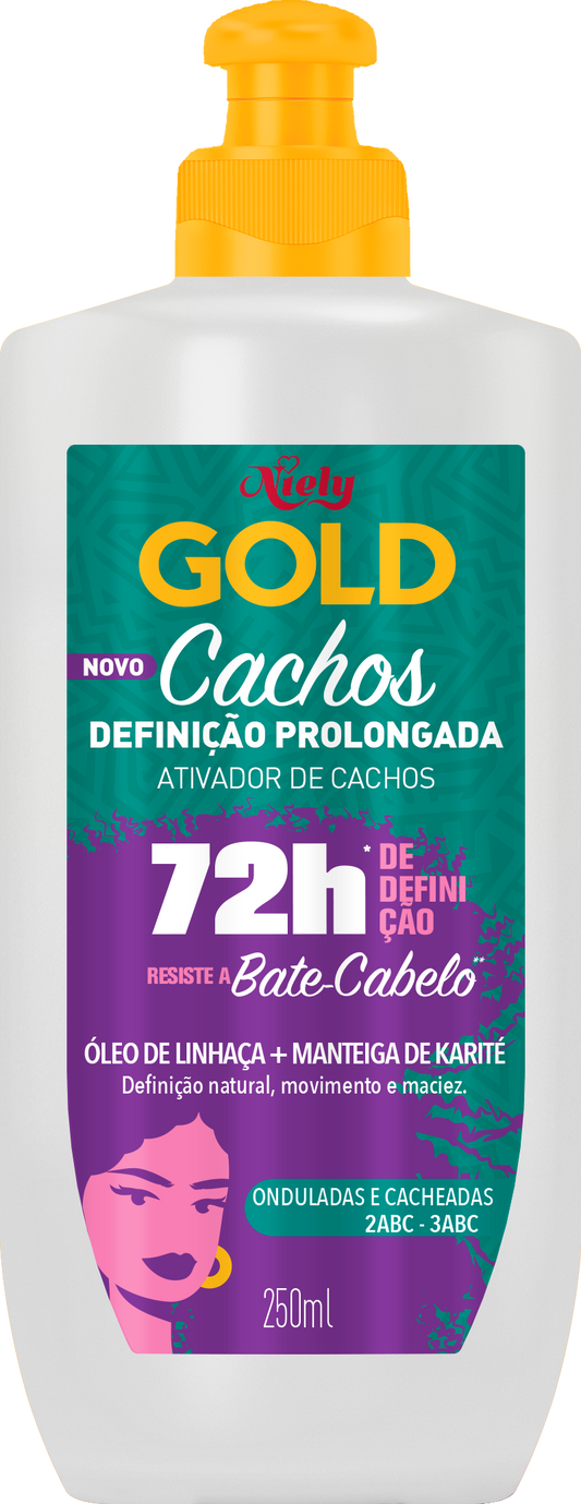 ATIVADOR NIELY GOLD CACHOS DEF.PROLONGADA 250ML