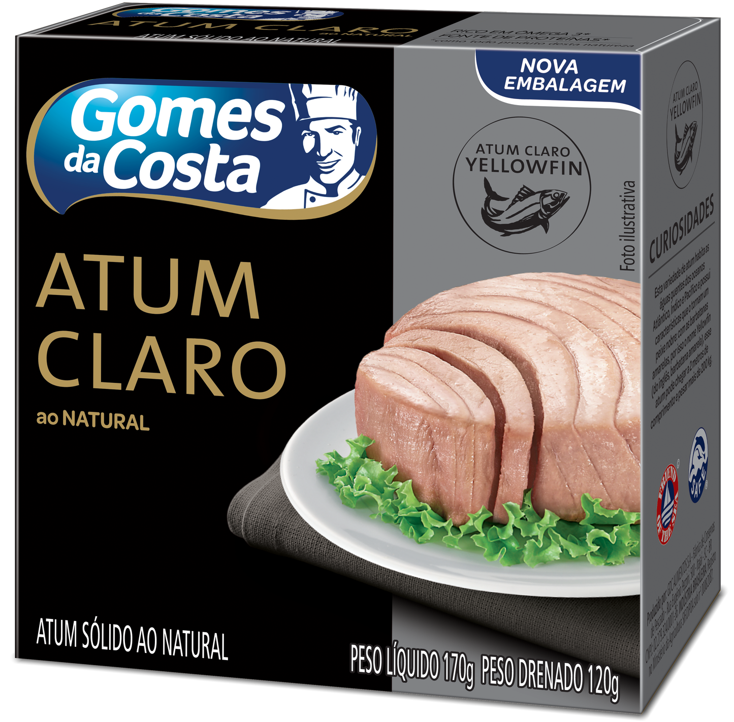 ATUM CLARO SOLIDO AO NATURAL 170G