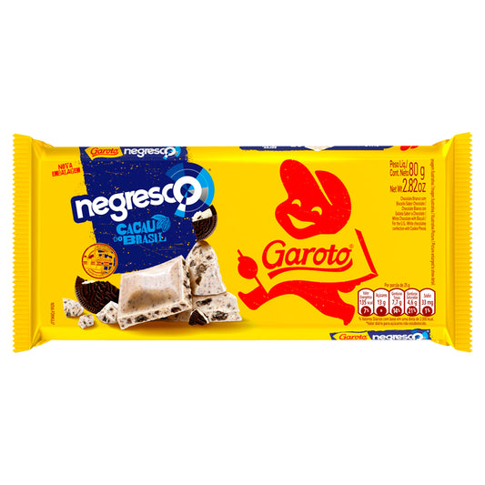 Tablete Chocolate Garoto Negresco 80g