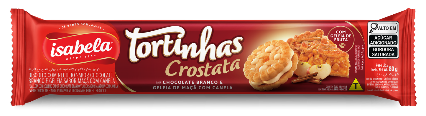 ISABELA TORT.CROSTATA MACA C/CANELA 80G