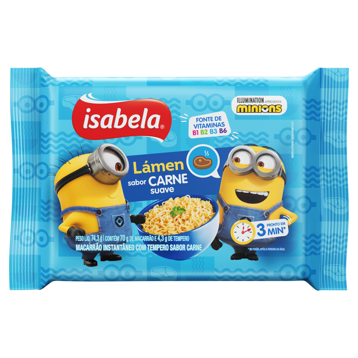 ISAB. LAMEN GALINHA SUAVE MINIONS 74