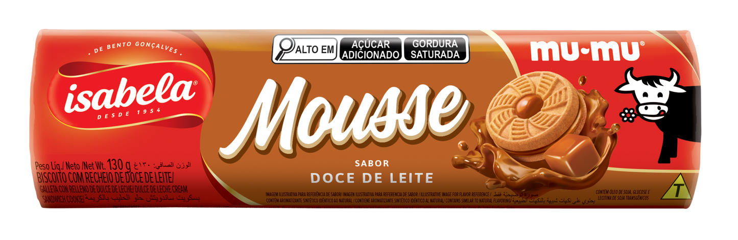 ISAB. MOUSSE DOCE DE LEITE 130g