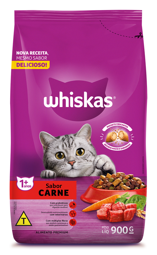 WHISKAS AD CARNE 900g