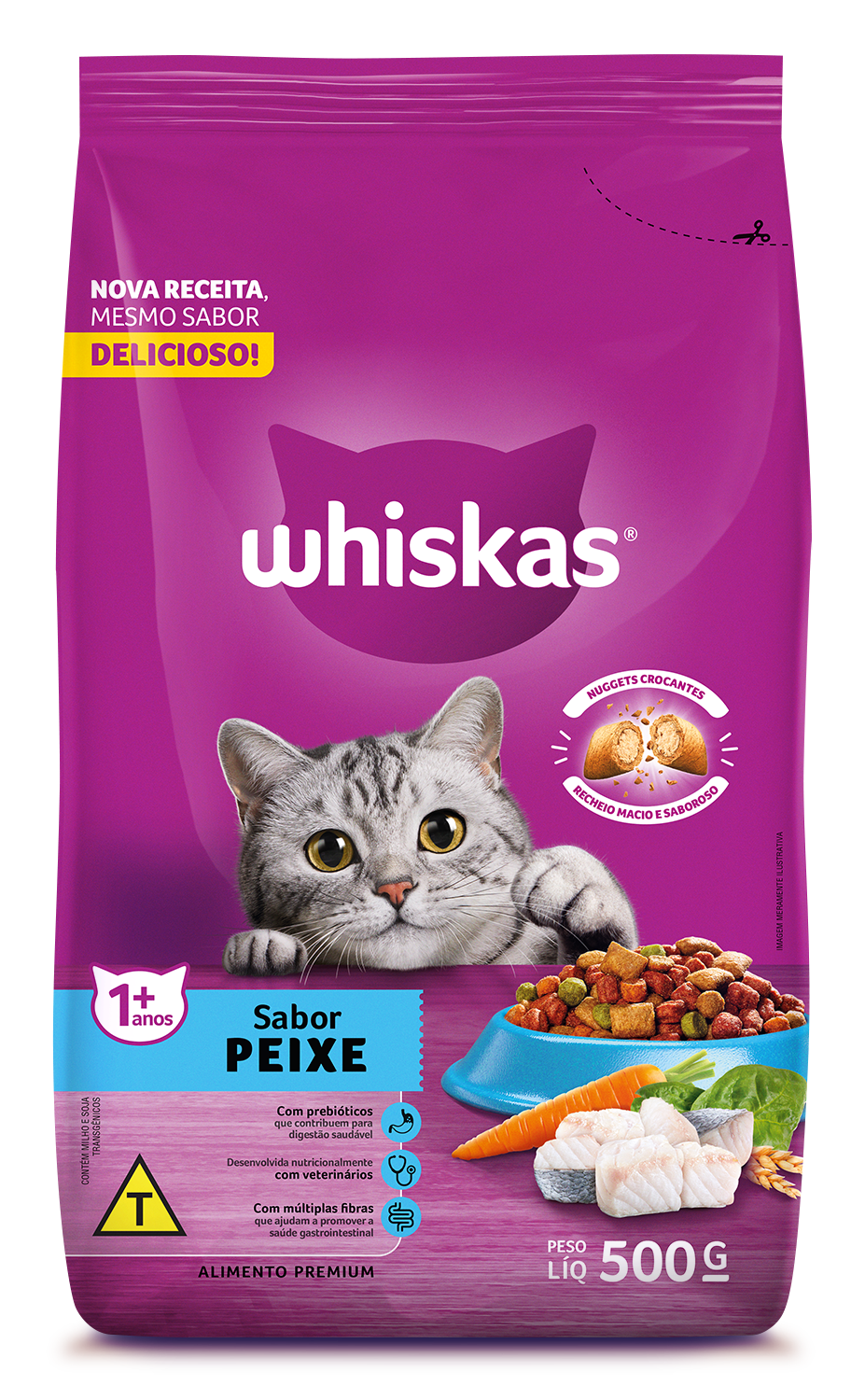 WHISKAS PEIXE 500g