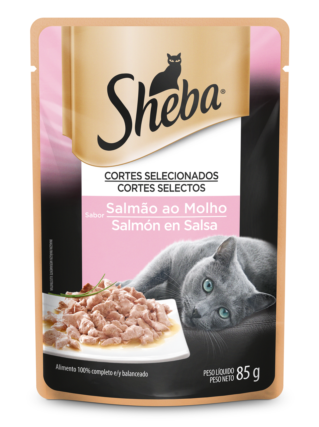 SHEBA SACHE AD. SALMAO MOLHO 20X85G.