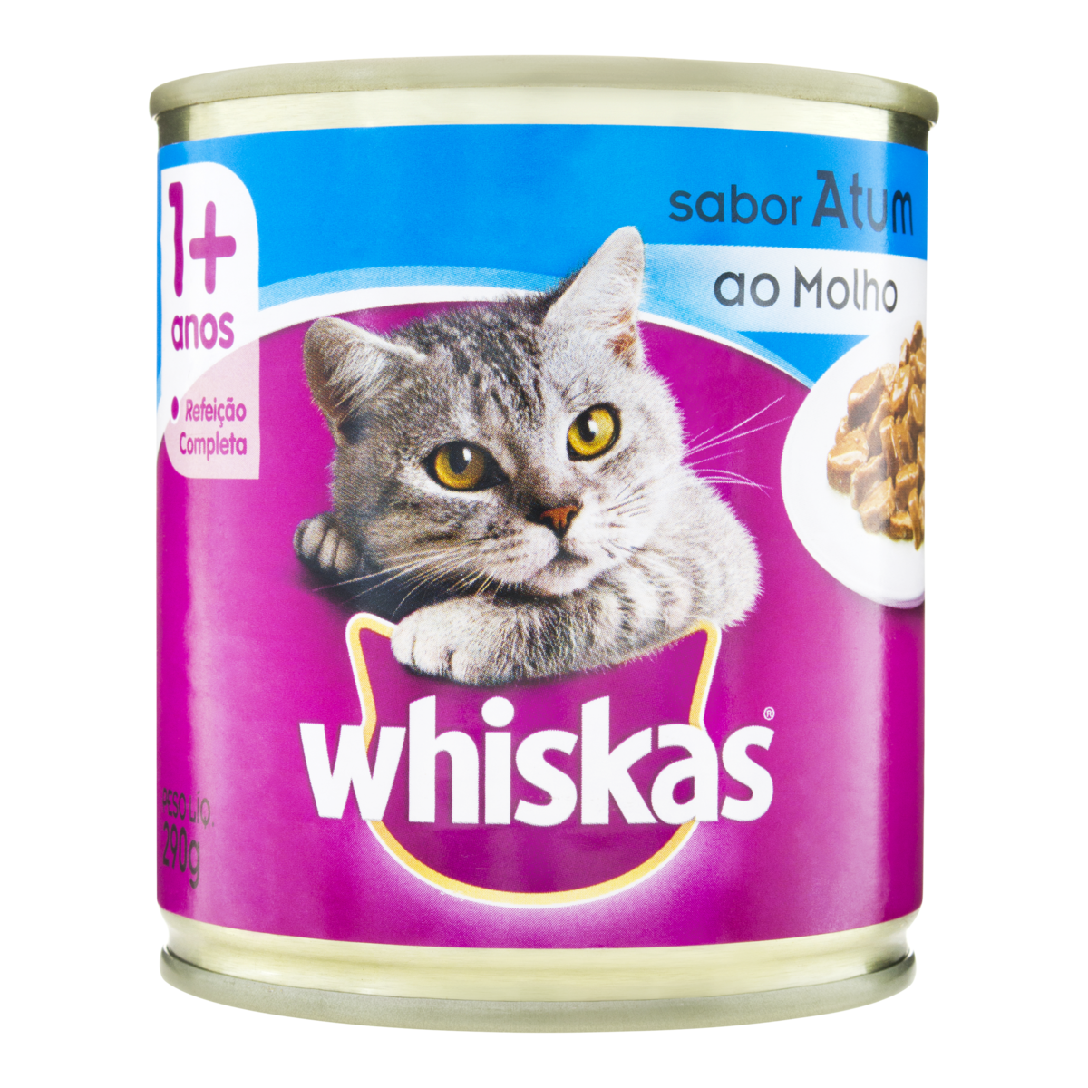 LT WHISKAS ATUM/MOLHO 290g