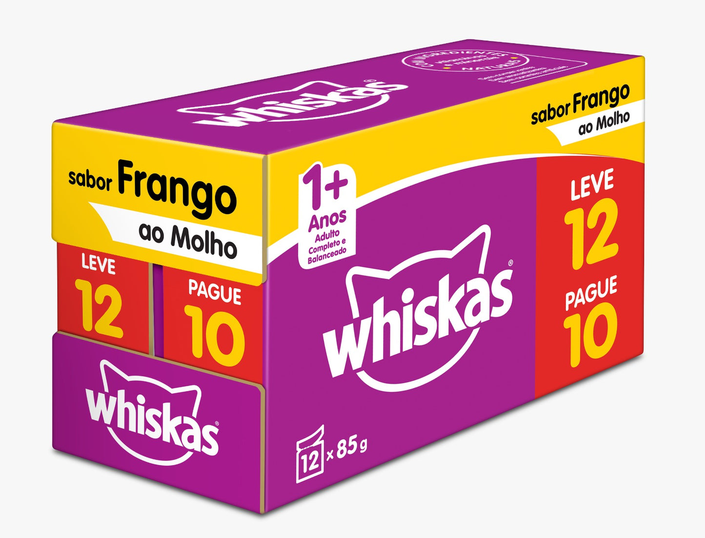 SACHE LV12PG10 WHISKAS AD.FRANGO 12X85g