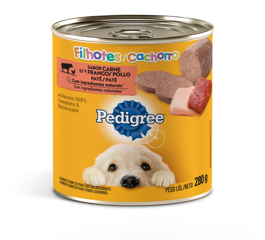 LT PED. CARNE/FRANGO JR 280g
