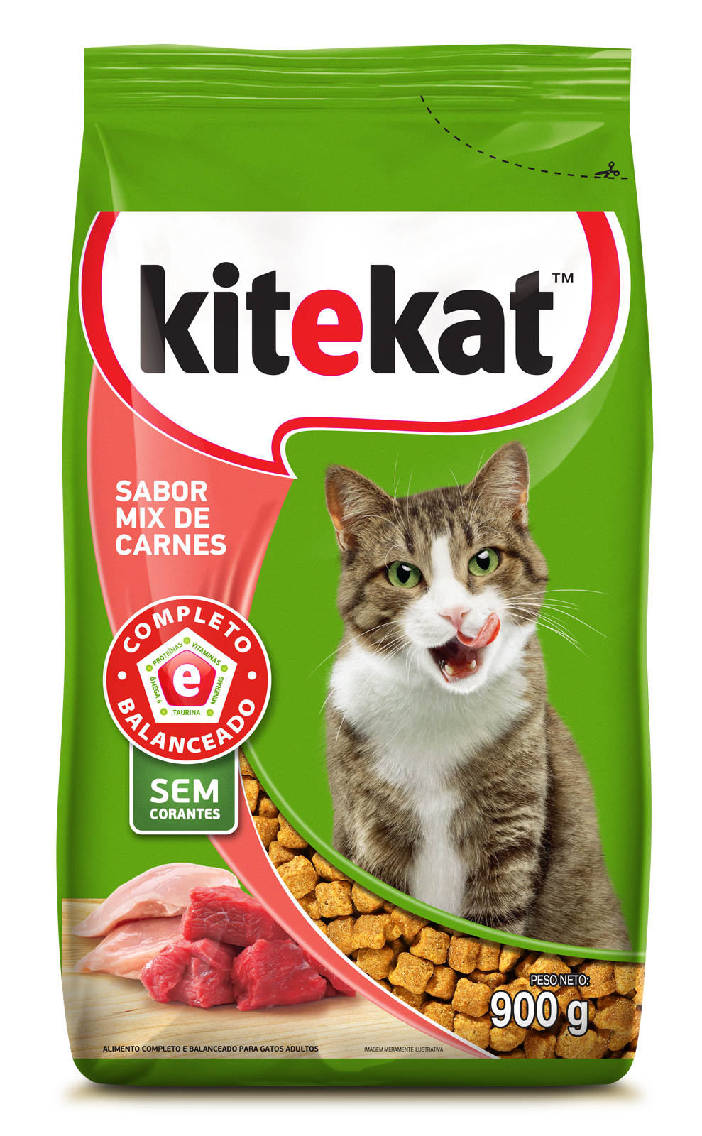 KITEKAT AD. MIX DE CARNES 900G