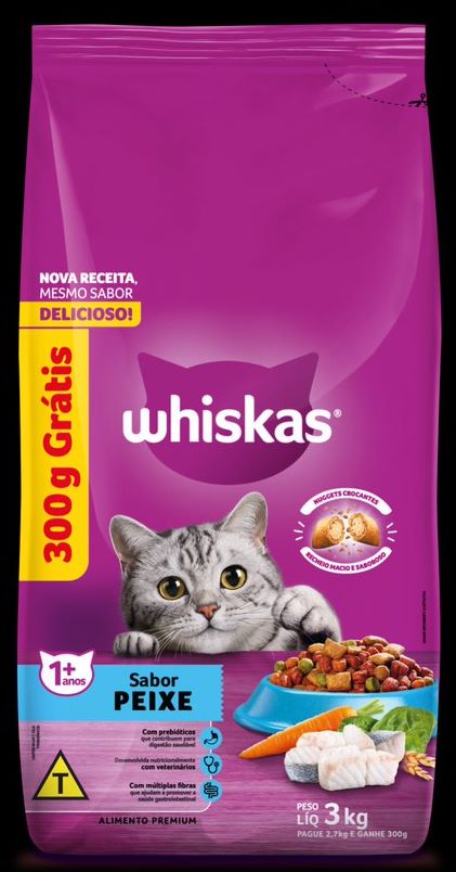 WHISKAS BB AD PEIXE LV3 PG2,7KG