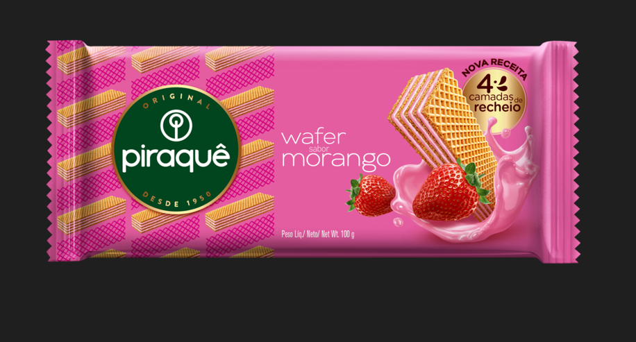 PIRAQUE WAFER MORANGO 100G