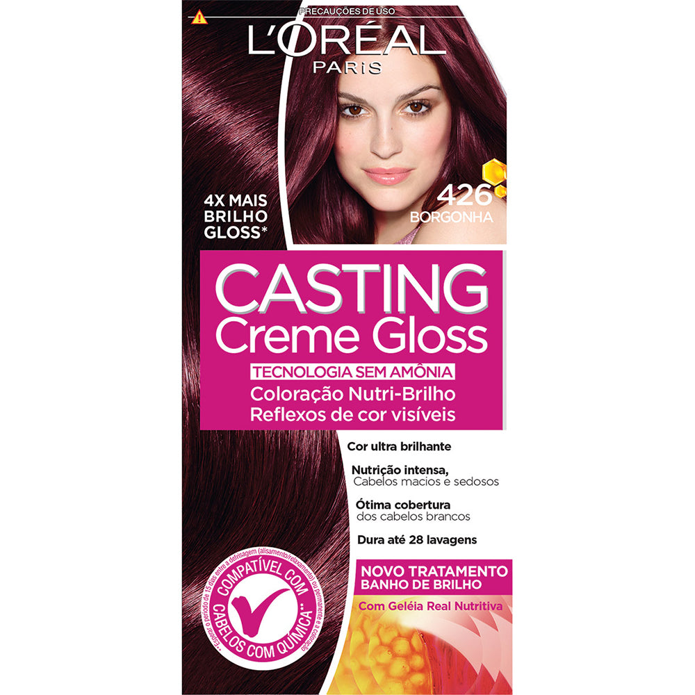 COL.CASTING CR.GLOSS LOREAL 426 BORGONHA