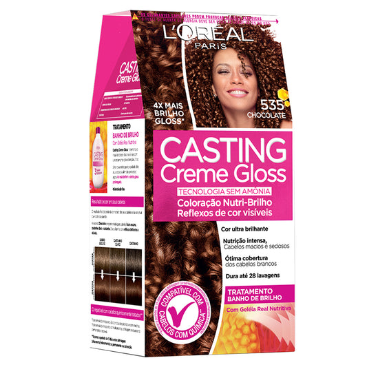 COL.CASTING CR.GLOSS LOREAL 535 CHOCOLATE