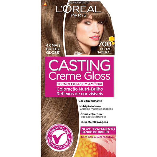 COL.CASTING CR.GLOSS LOREAL 700 LOURO NATURAL