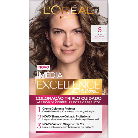 COL.IMEDIA EXCELL.LOREAL 6 LOURO ESCURO