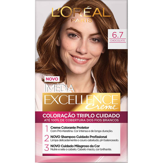 COL.IMEDIA EXCELL.LOREAL 6.7 CHOCOLATE