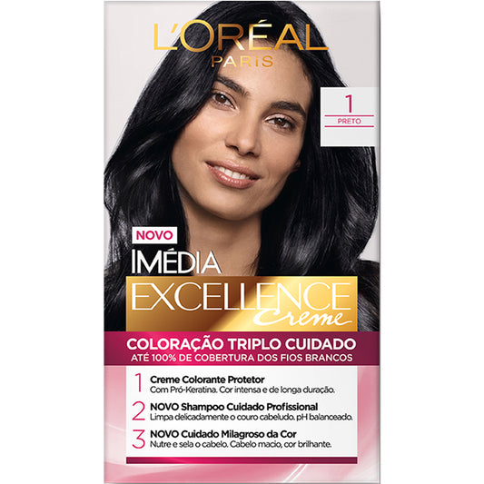 COL.IMEDIA EXCELL.LOREAL 1 PRETO