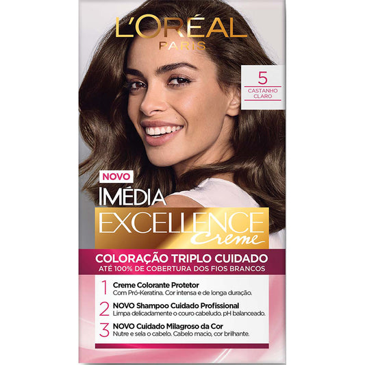 COL.IMEDIA EXCELL.LOREAL 5 CASTANHO CLARO