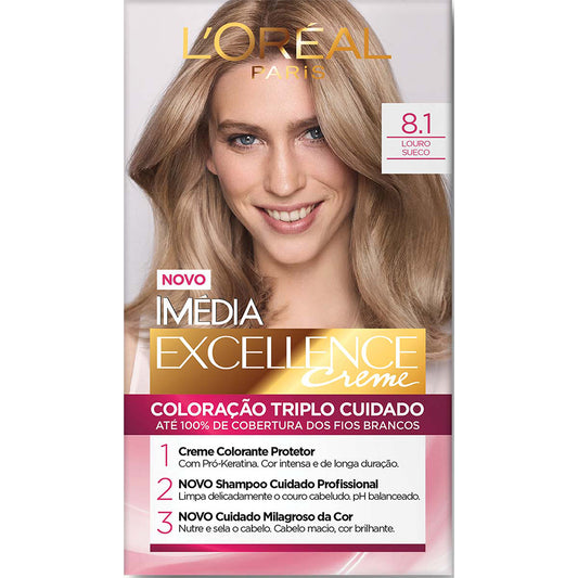 COL.IMEDIA EXCELL.LOREAL 8.1 LOURO SUECO