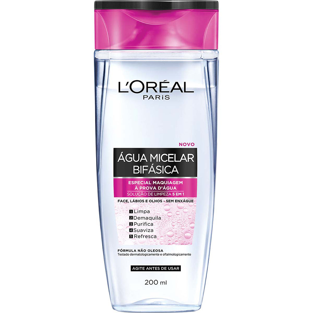 AGUA MICELAR LOREAL BIFASICA 200ML