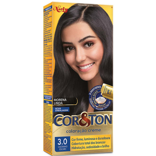 COL.CREME COR&TON 3.0 CASTANHO ESCURO