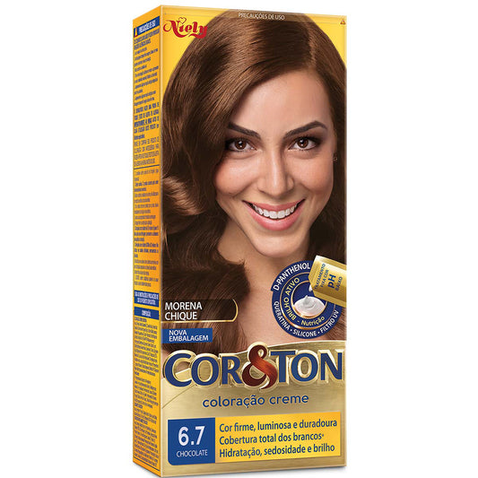 COL.CREME COR&TON 6.7 CHOCOLATE
