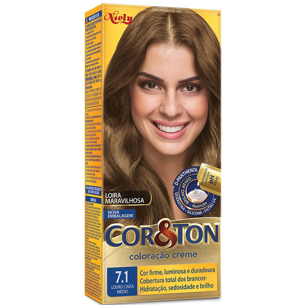 COL.CREME COR&TON 7.1 LOURO CINZA MEDIO