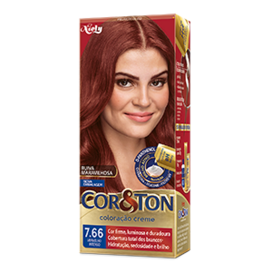 COL.CREME COR&TON 7.66 VERMELHO INTENSO