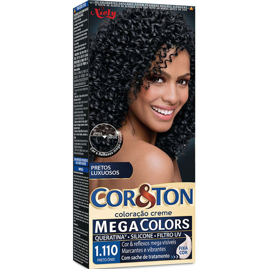 COL.CREME COR&TON 1.110 PRETO ONIX