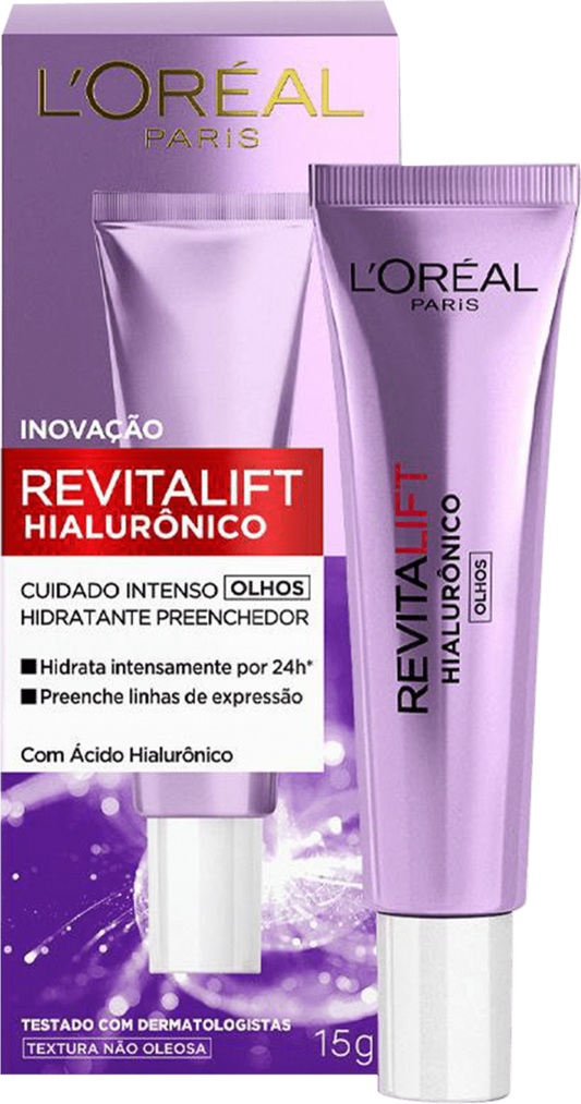 CREME PARA OLHOS REVITALIFT HIALURONICO LOREAL 15GR