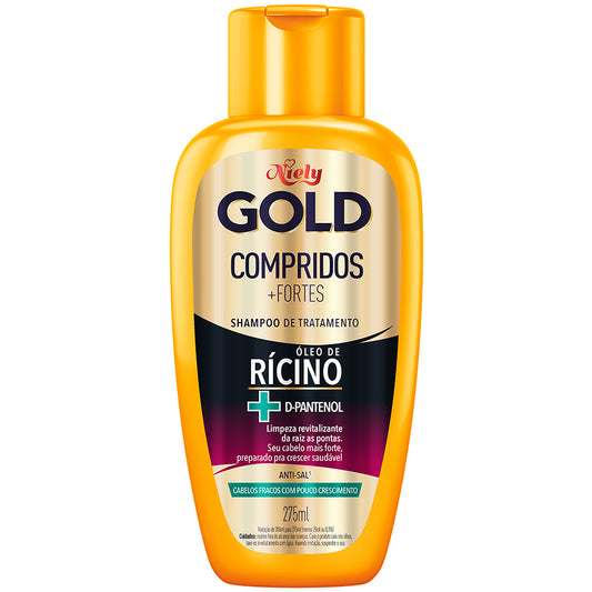SH. NIELY GOLD COMPRIDOS+FORTES OLEO RICINO 275ML