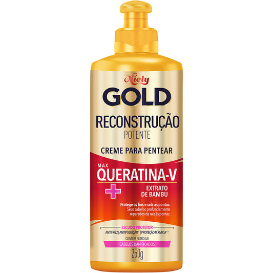 CR. PENTEAR NIELY GOLD RECONSTRUCAO QUERATINA-V 250GR