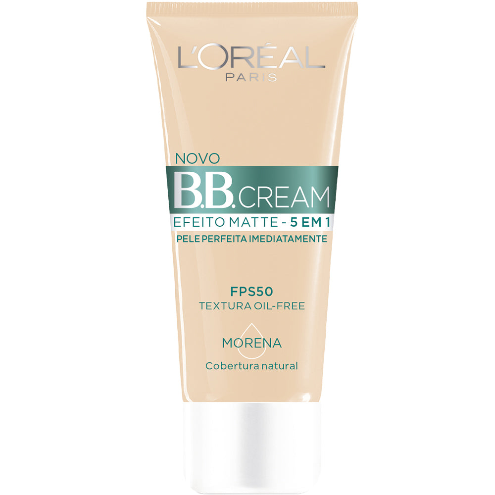 BASE BB CREAM MATTE FPS50 MORENA LOREAL 30ML