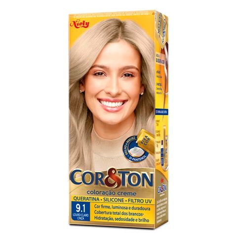 COL.CREME COR&TON 9.1 LOURO CLARO CINZA