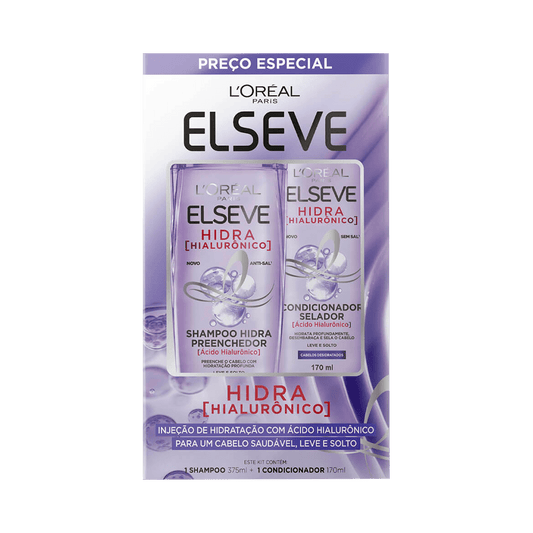 KIT SH.375+CD.170ML ELSEVE HIDRA HIALURONICO