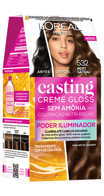 COL.CASTING CR.GLOSS LOREAL 532 PETIT GATEAU