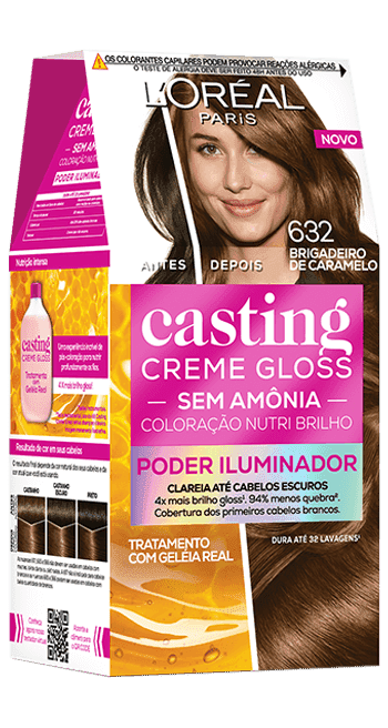 COL.CASTING CR.GLOSS LOREAL 632 BRIGADEIRO DE CARAMELO