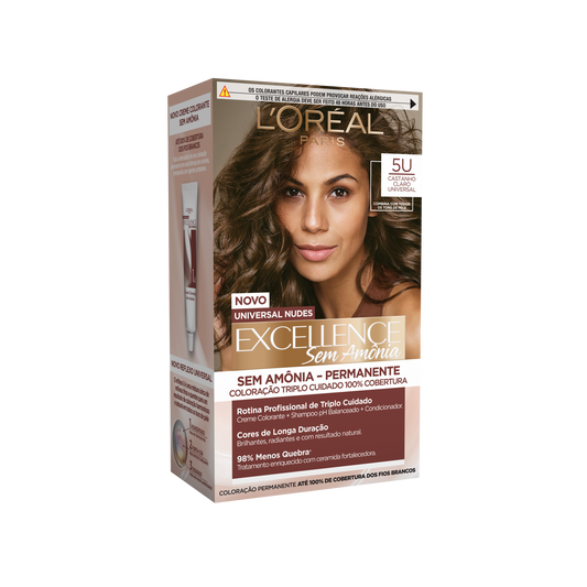 COL.IMEDIA EX.LOREAL SEM AMONIA 5U CASTANHO CLARO