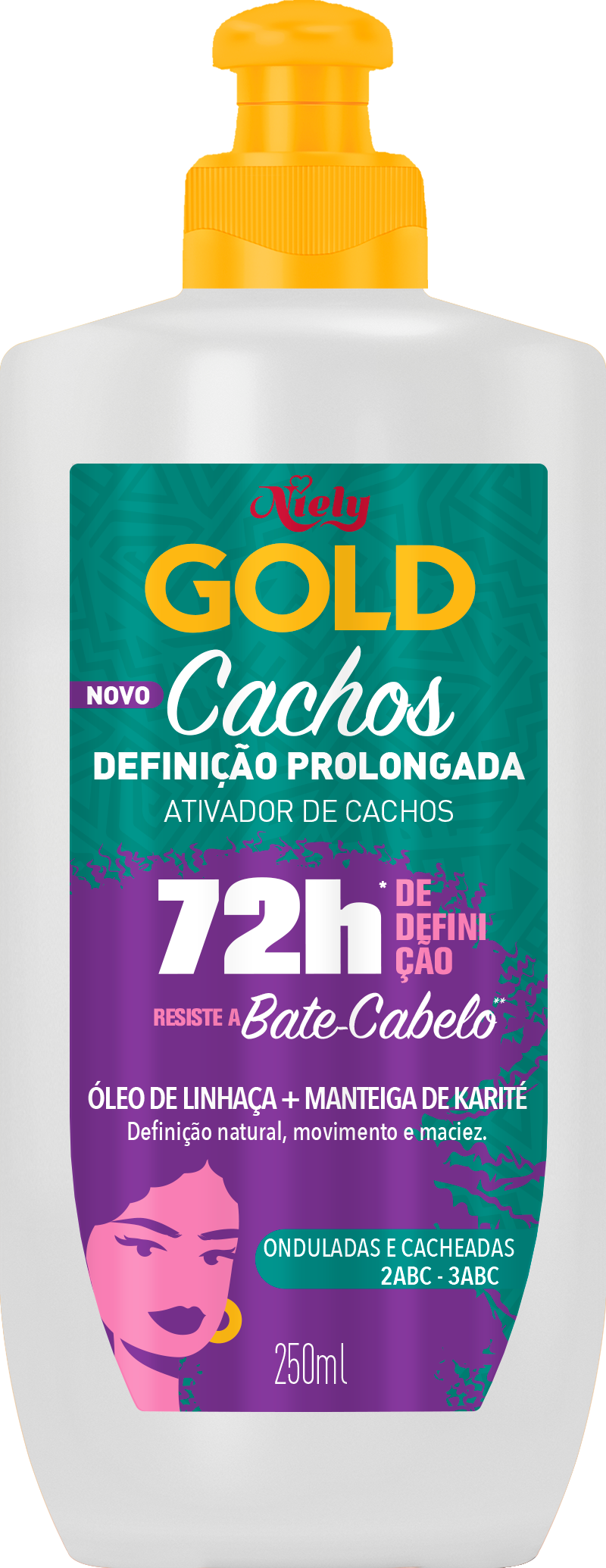 ATIVADOR NIELY GOLD CACHOS DEF.PROLONGADA 250ML