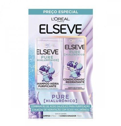 KIT SH.375+CD.170ML ELSEVE PURE HIALURONICO