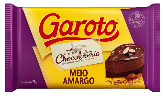Cobertura Chocolate Garoto Meio Amargo - 11320309