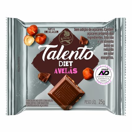 Talento Garoto Diet Avelãs - 25g